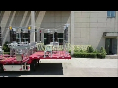 Distribution d'énergie 110 kV 50 Hz sous-station de transformateur mobile 80A