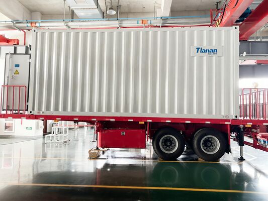 Vitesse du vent 40 mètres par seconde Sous-station de transformateur mobile avec courant de court-circuit nominal de 40 KA et tolérance à l'humidité jusqu'à 95%